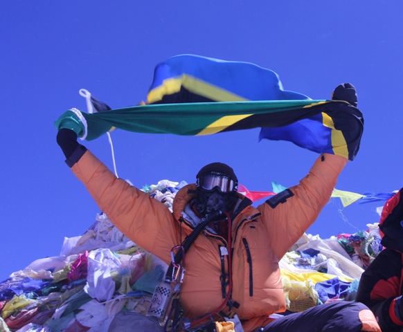 Wilfred Moshi is first Tanzanian to summit Everest!