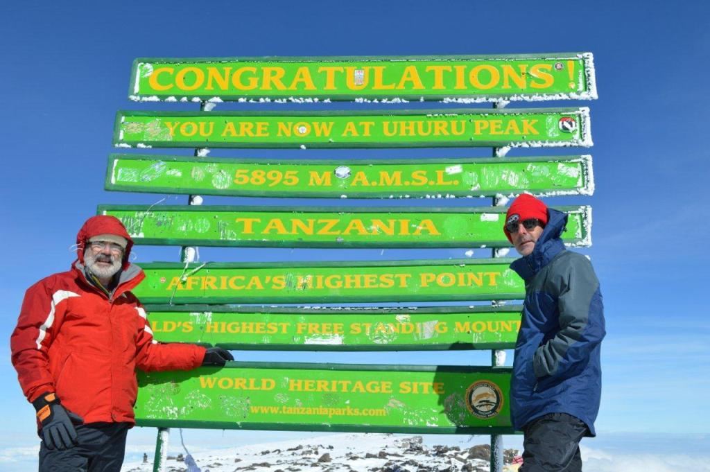 Ian and Michael Kilimanjaro