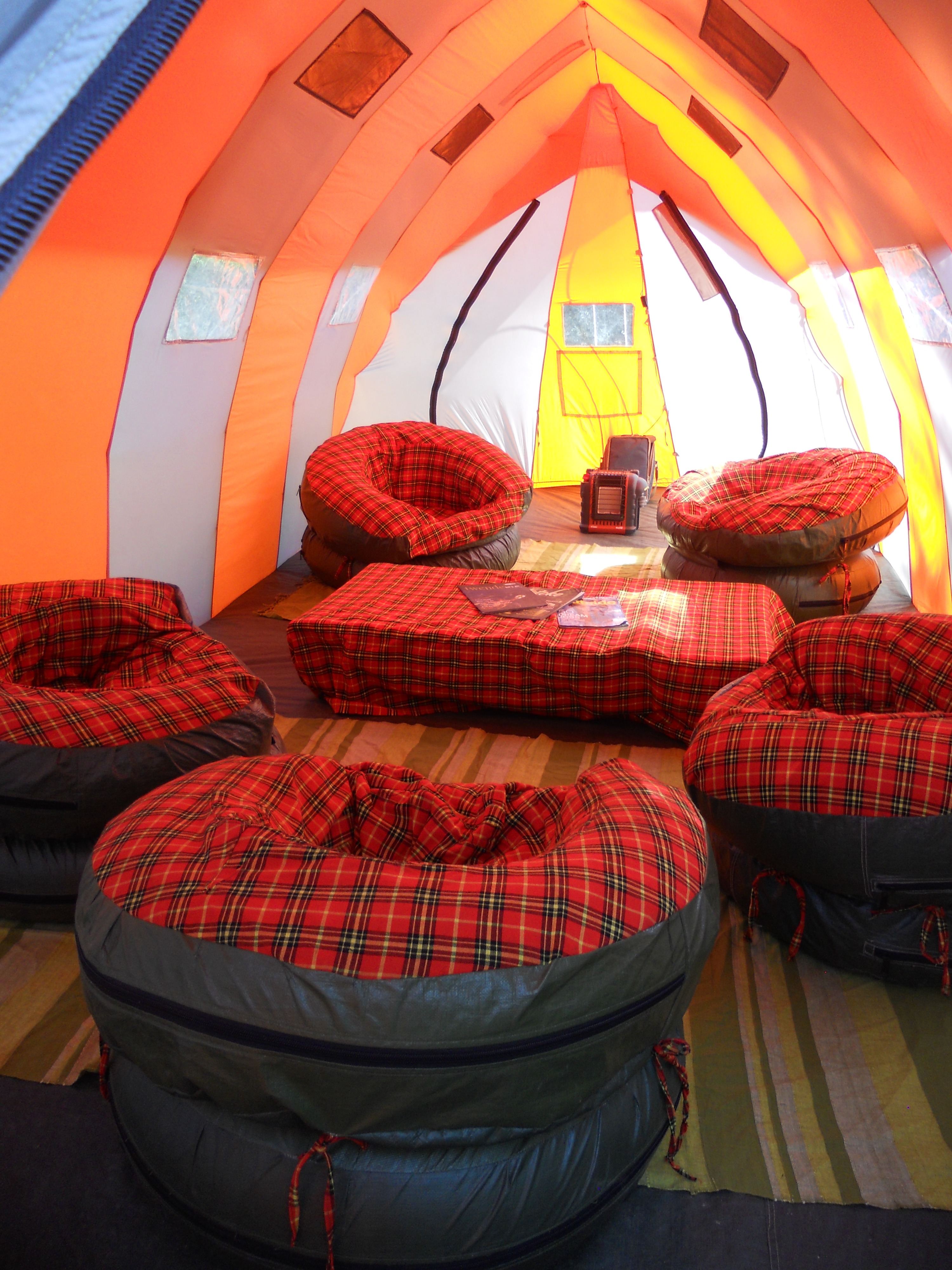 Nature Discovery's new lounge tent for Kilimanjaro treks