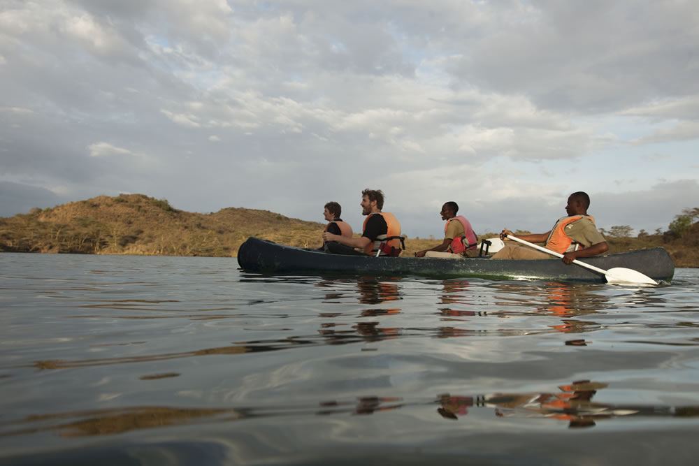 Canoeing on the Momella Lakes Arusha National Park