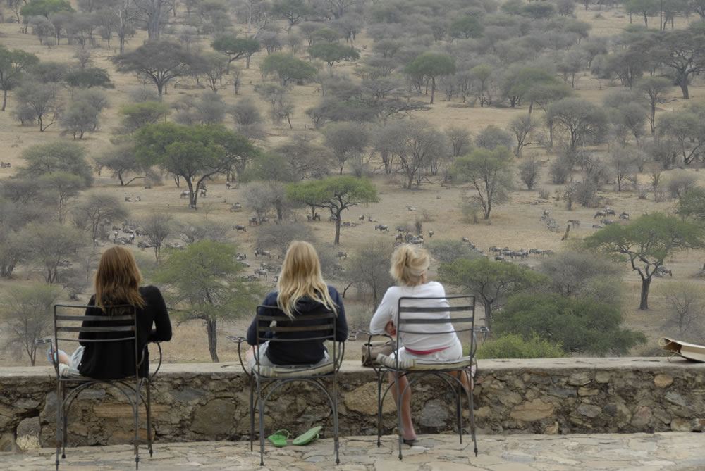 location location...one of the best views of the Tarangire River from the balcony of hte Tarangire Safari Lodge