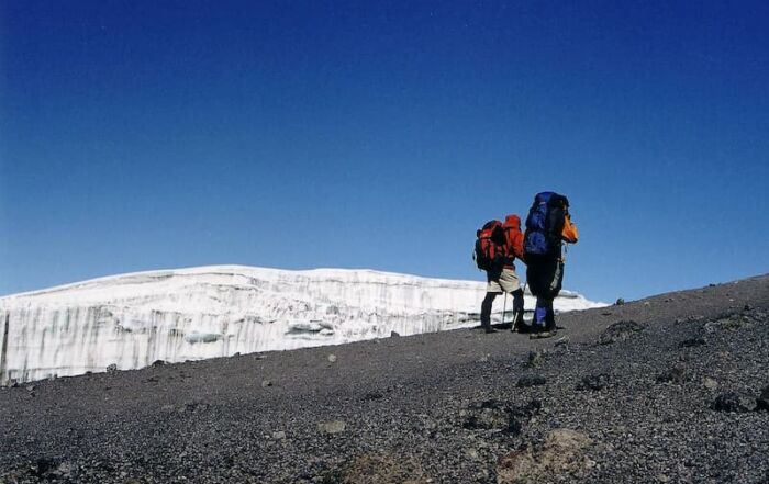 approching Stella Point on the crater rim 1