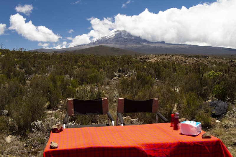 The first views of Kili