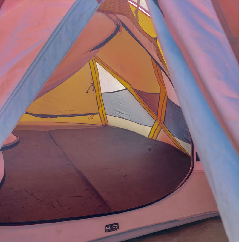 MH tent with closed cell mats
