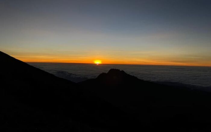 View from Summit of Kilimanjaro